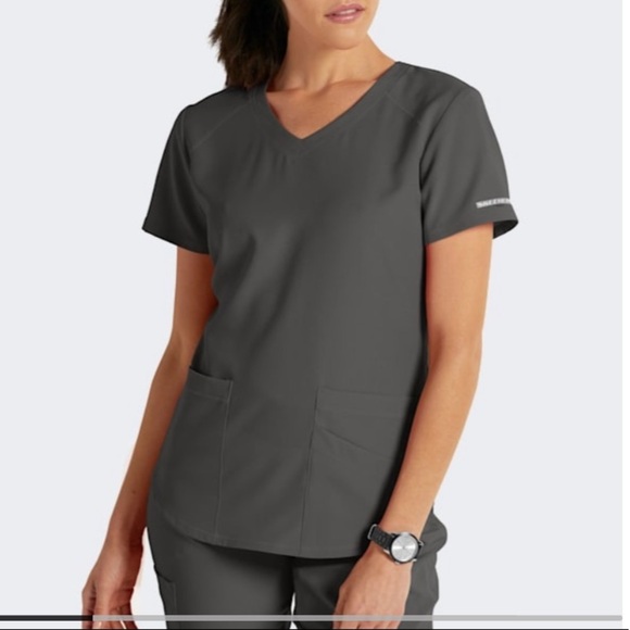 Sketchers Vitality 3 Pocket Virtual V-Neck Drawstring Pants Set Charcoal‎ Gray - Picture 1 of 16